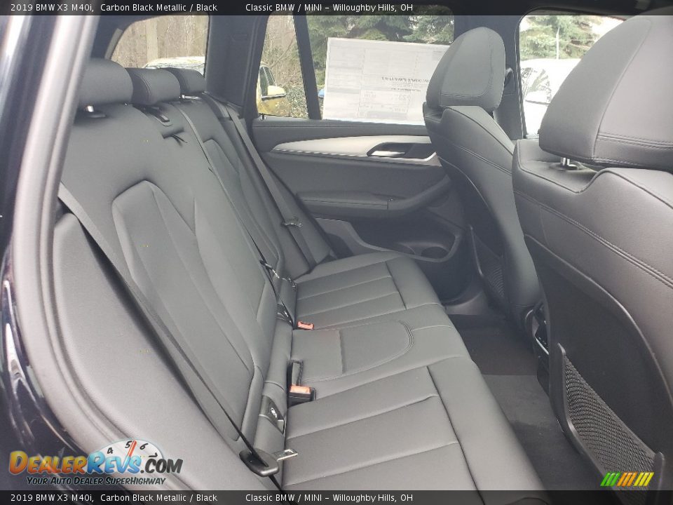 2019 BMW X3 M40i Carbon Black Metallic / Black Photo #5