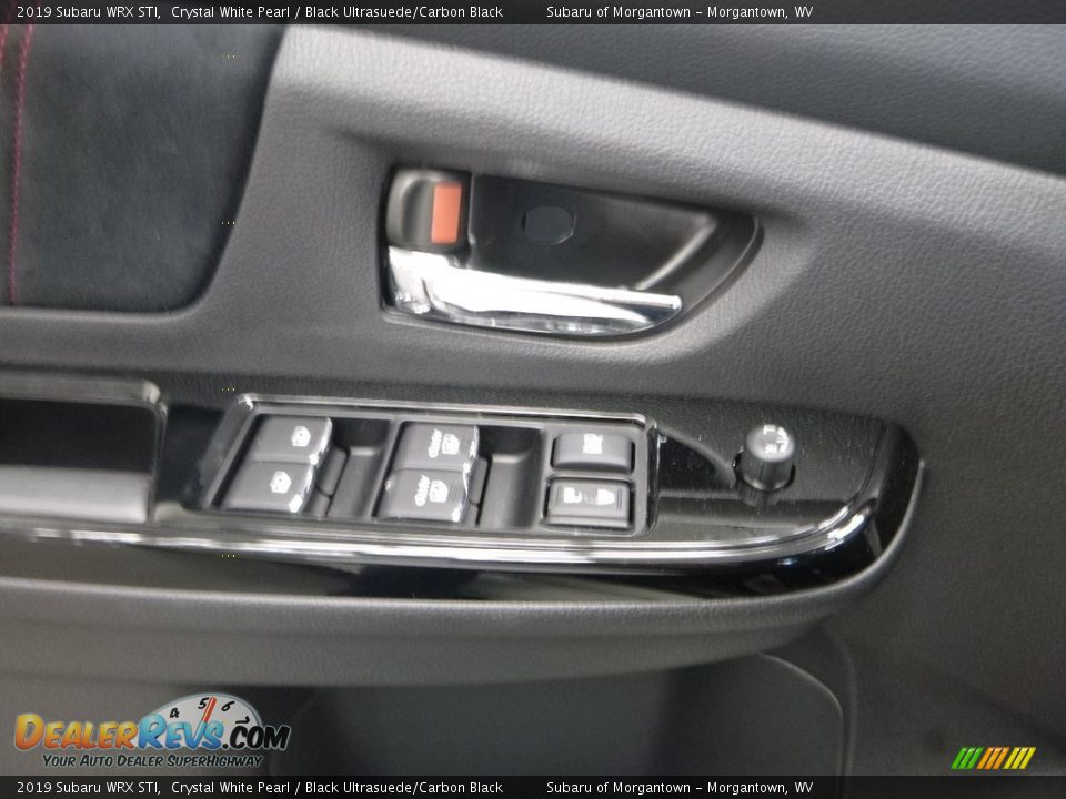 2019 Subaru WRX STI Crystal White Pearl / Black Ultrasuede/Carbon Black Photo #20