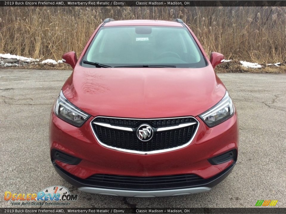 2019 Buick Encore Preferred AWD Winterberry Red Metallic / Ebony Photo #2