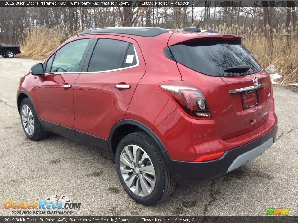 2019 Buick Encore Preferred AWD Winterberry Red Metallic / Ebony Photo #4