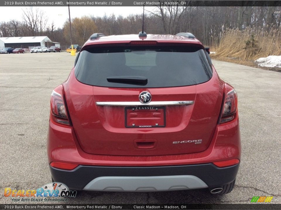 2019 Buick Encore Preferred AWD Winterberry Red Metallic / Ebony Photo #5