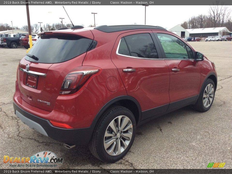 2019 Buick Encore Preferred AWD Winterberry Red Metallic / Ebony Photo #6