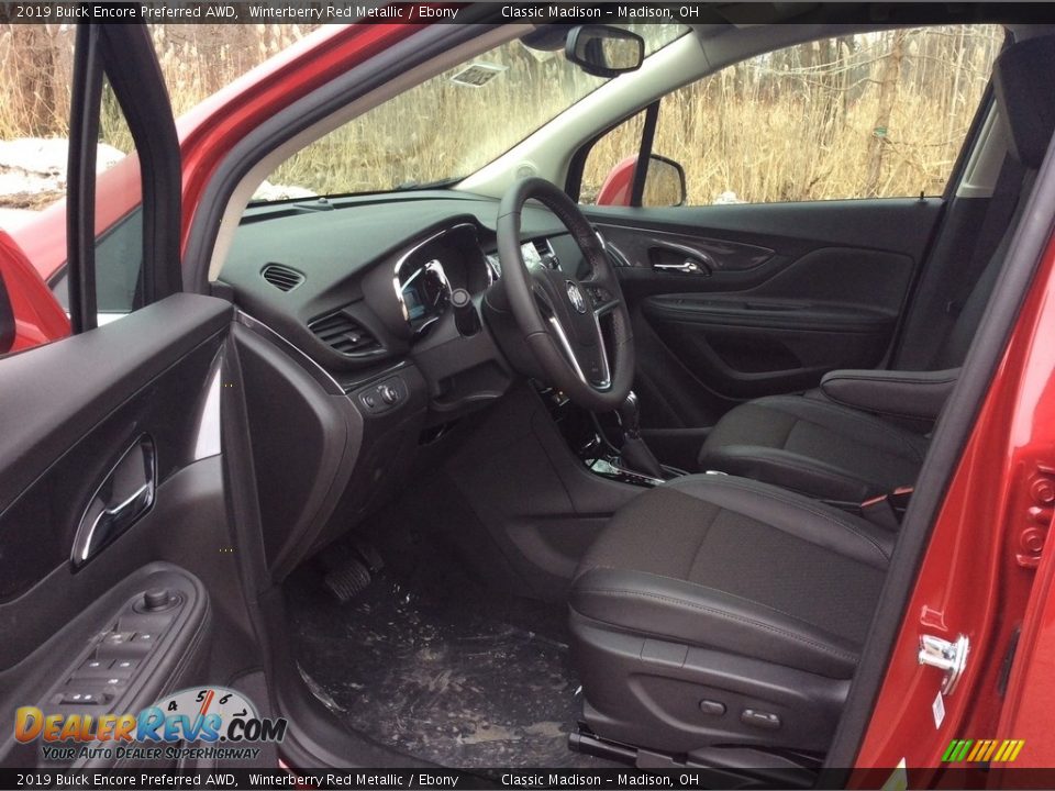 2019 Buick Encore Preferred AWD Winterberry Red Metallic / Ebony Photo #9