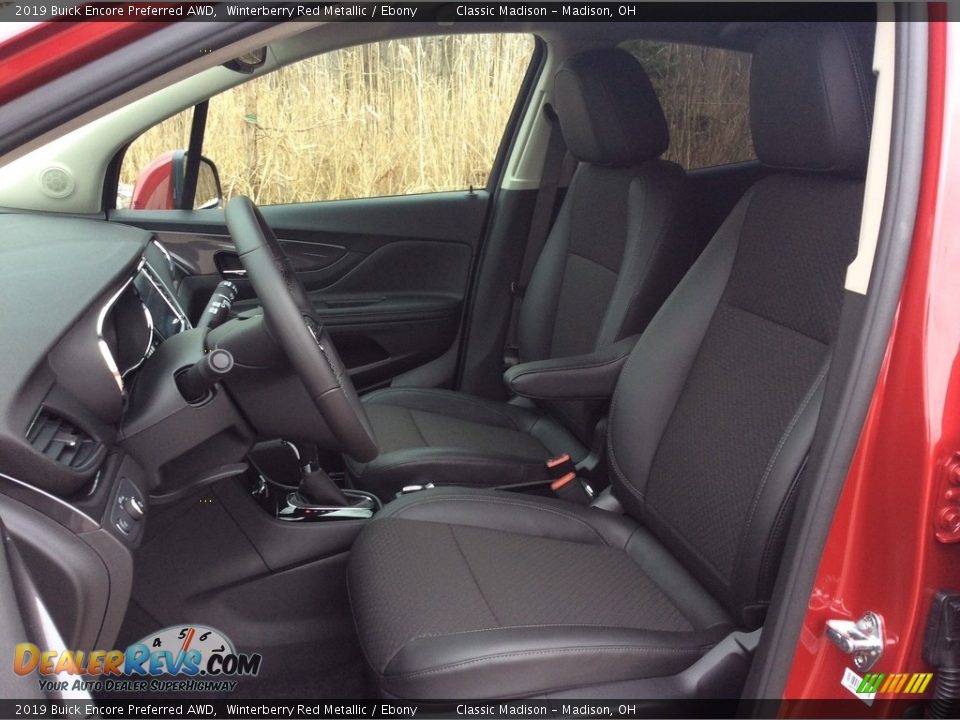 2019 Buick Encore Preferred AWD Winterberry Red Metallic / Ebony Photo #10
