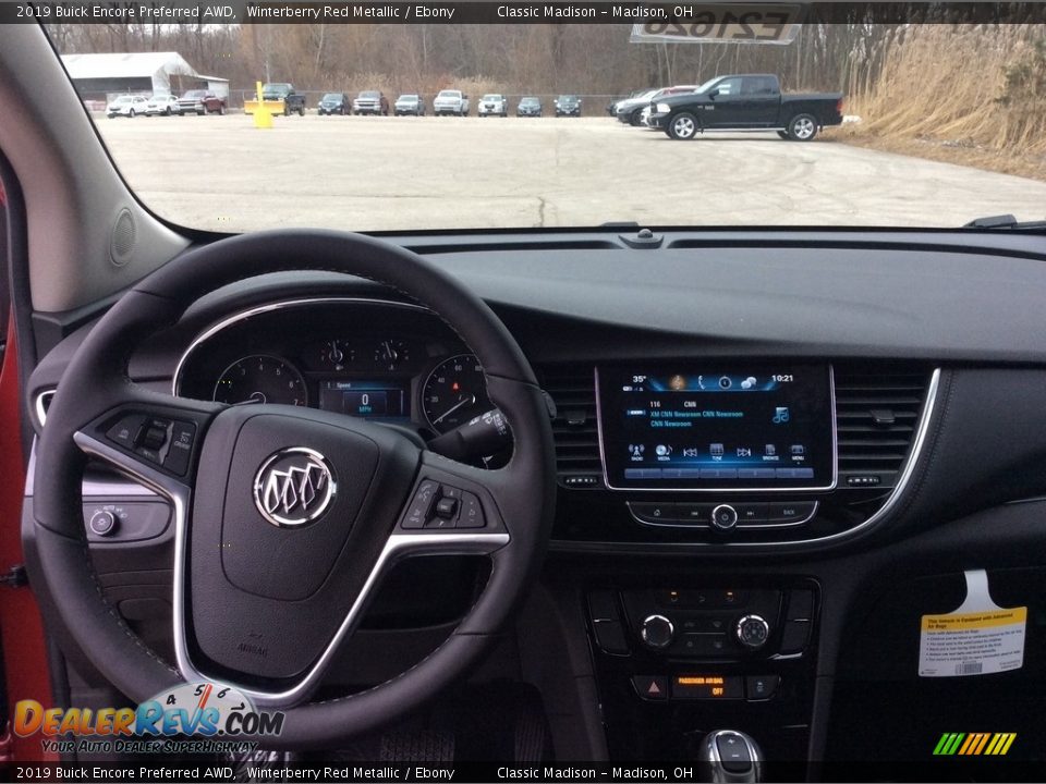 2019 Buick Encore Preferred AWD Winterberry Red Metallic / Ebony Photo #12