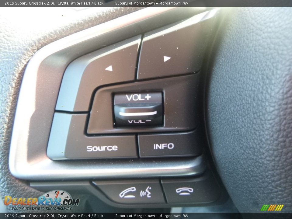 2019 Subaru Crosstrek 2.0i Crystal White Pearl / Black Photo #19