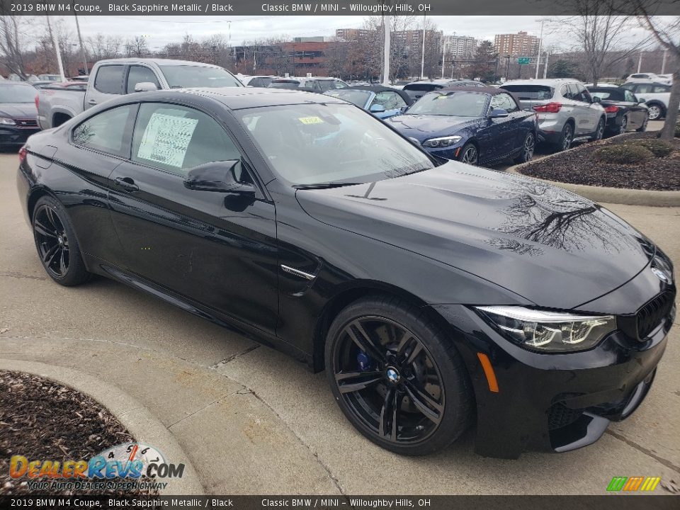 Black Sapphire Metallic 2019 BMW M4 Coupe Photo #1