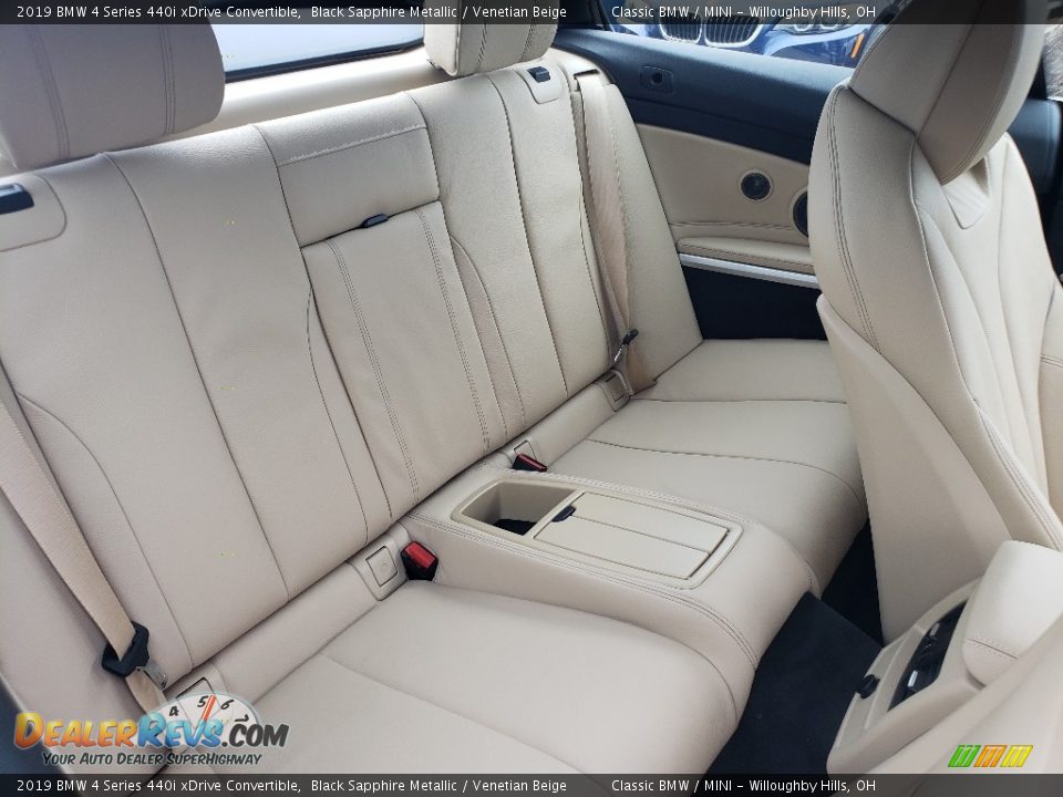 Rear Seat of 2019 BMW 4 Series 440i xDrive Convertible Photo #5
