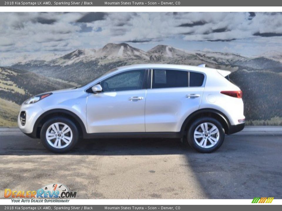 2018 Kia Sportage LX AWD Sparkling Silver / Black Photo #6