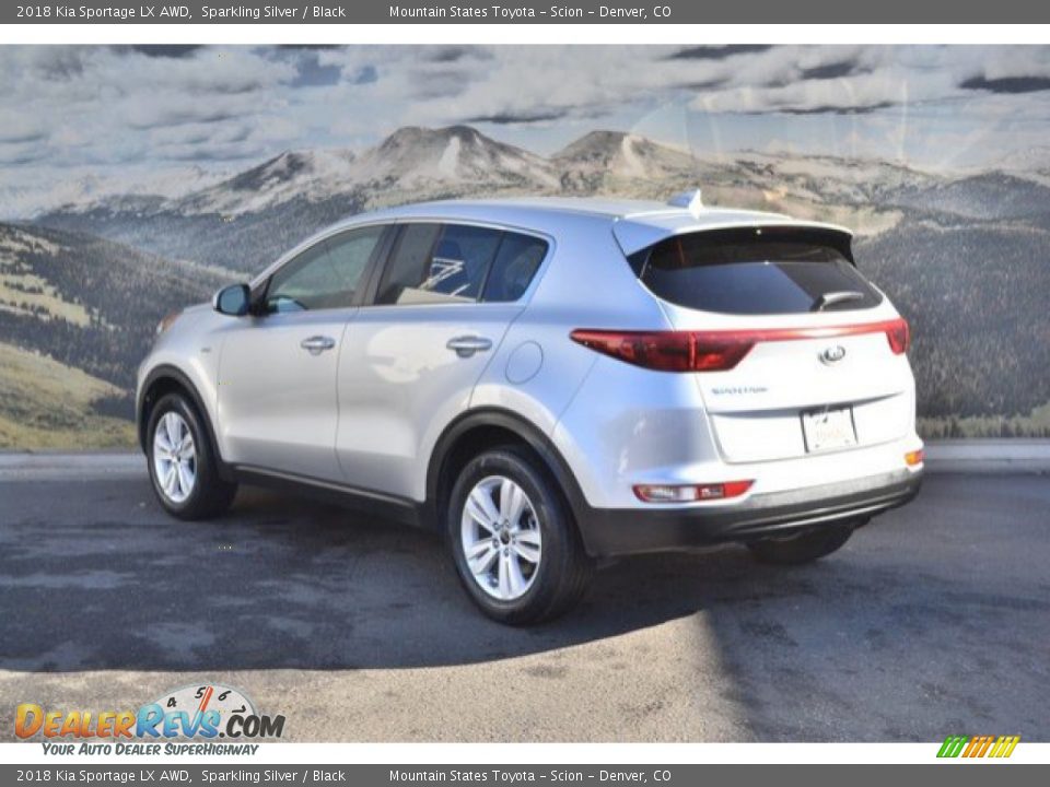 2018 Kia Sportage LX AWD Sparkling Silver / Black Photo #8