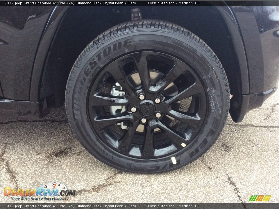 2019 Jeep Grand Cherokee Altitude 4x4 Diamond Black Crystal Pearl / Black Photo #7