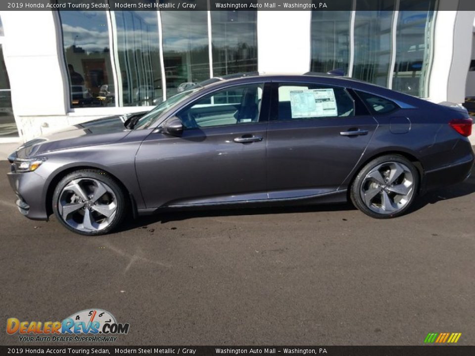 2019 Honda Accord Touring Sedan Modern Steel Metallic / Gray Photo #1