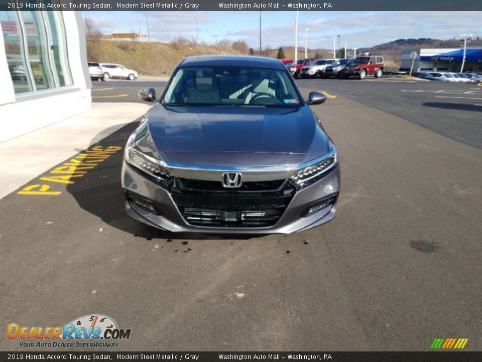 2019 Honda Accord Touring Sedan Modern Steel Metallic / Gray Photo #3