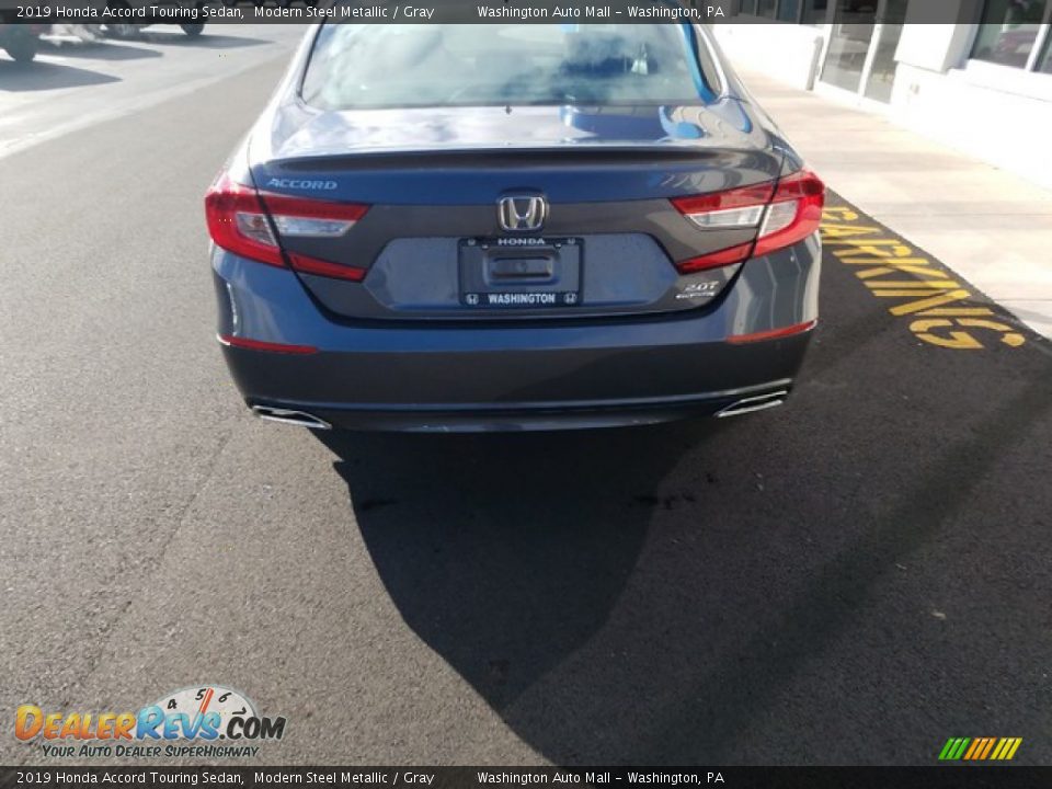 2019 Honda Accord Touring Sedan Modern Steel Metallic / Gray Photo #7