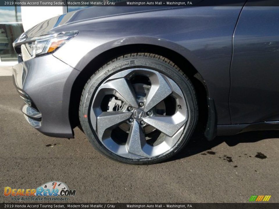 2019 Honda Accord Touring Sedan Modern Steel Metallic / Gray Photo #10