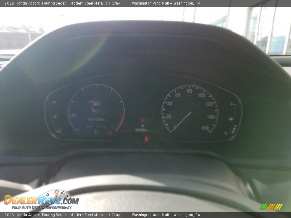 2019 Honda Accord Touring Sedan Modern Steel Metallic / Gray Photo #17