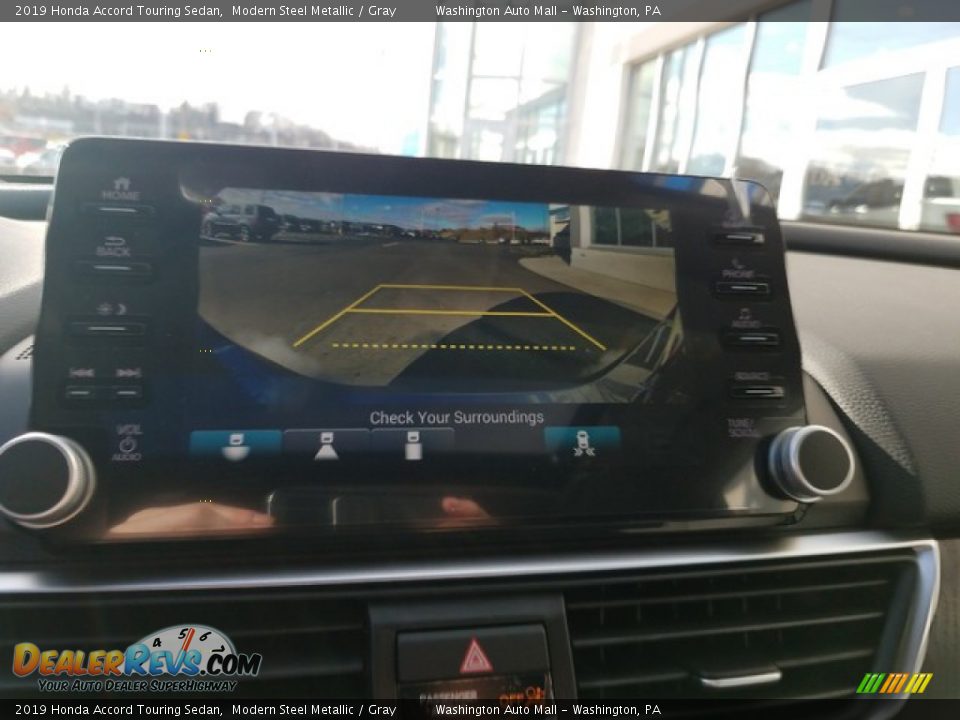 2019 Honda Accord Touring Sedan Modern Steel Metallic / Gray Photo #19