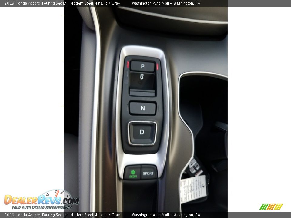 2019 Honda Accord Touring Sedan Modern Steel Metallic / Gray Photo #22