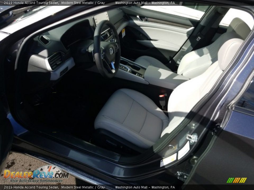 2019 Honda Accord Touring Sedan Modern Steel Metallic / Gray Photo #23