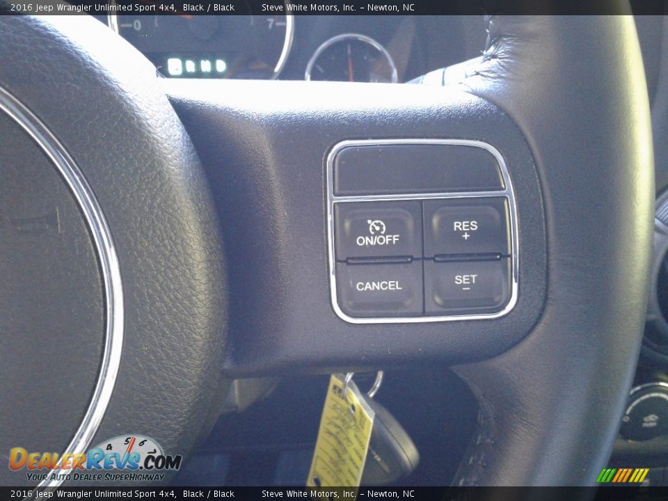 2016 Jeep Wrangler Unlimited Sport 4x4 Black / Black Photo #17