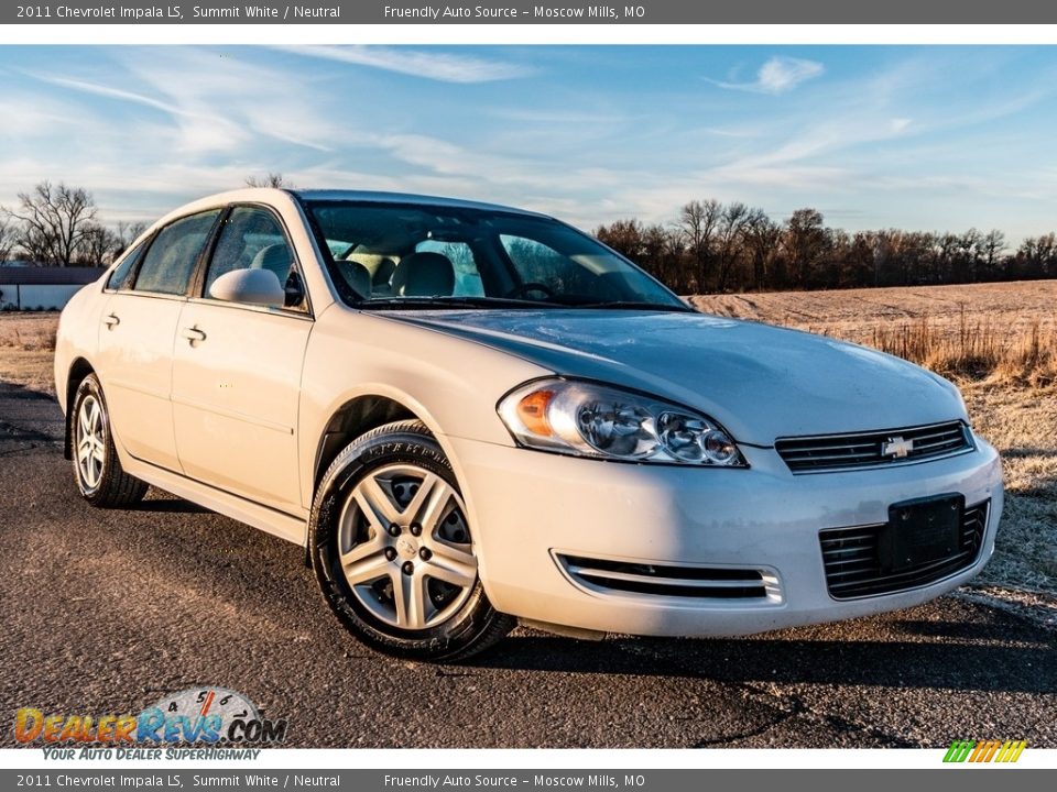 2011 Chevrolet Impala LS Summit White / Neutral Photo #1