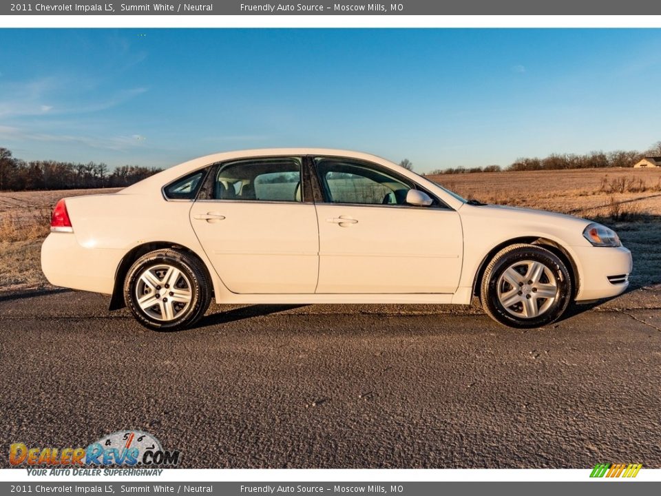 2011 Chevrolet Impala LS Summit White / Neutral Photo #3