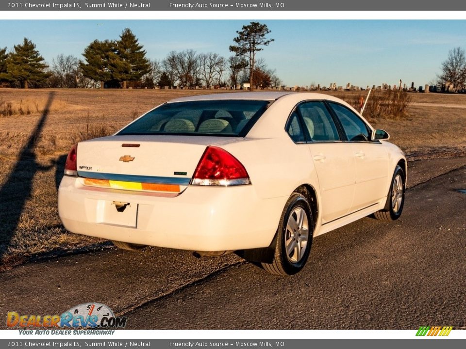 2011 Chevrolet Impala LS Summit White / Neutral Photo #4
