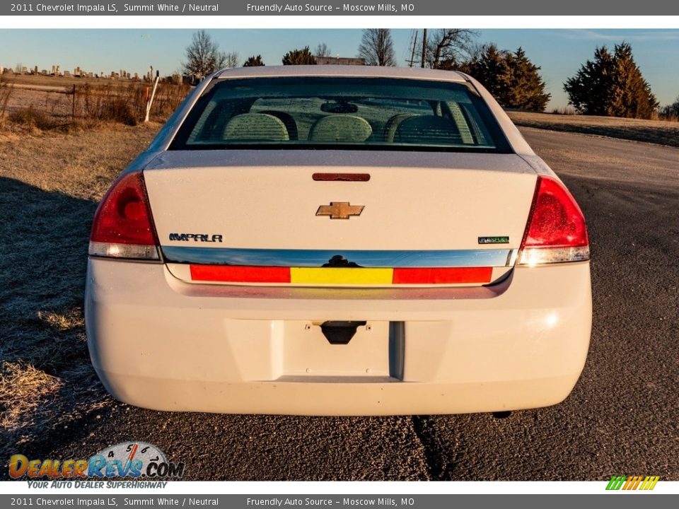 2011 Chevrolet Impala LS Summit White / Neutral Photo #5