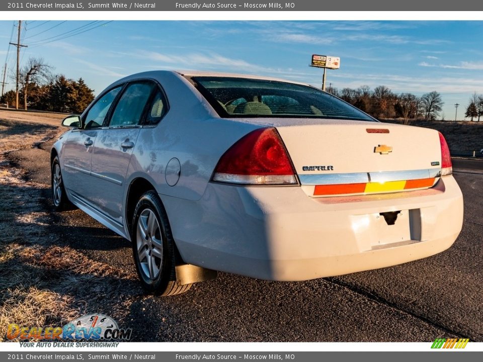 2011 Chevrolet Impala LS Summit White / Neutral Photo #6