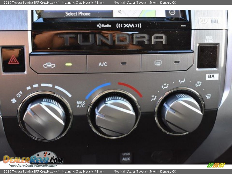 2019 Toyota Tundra SR5 CrewMax 4x4 Magnetic Gray Metallic / Black Photo #29