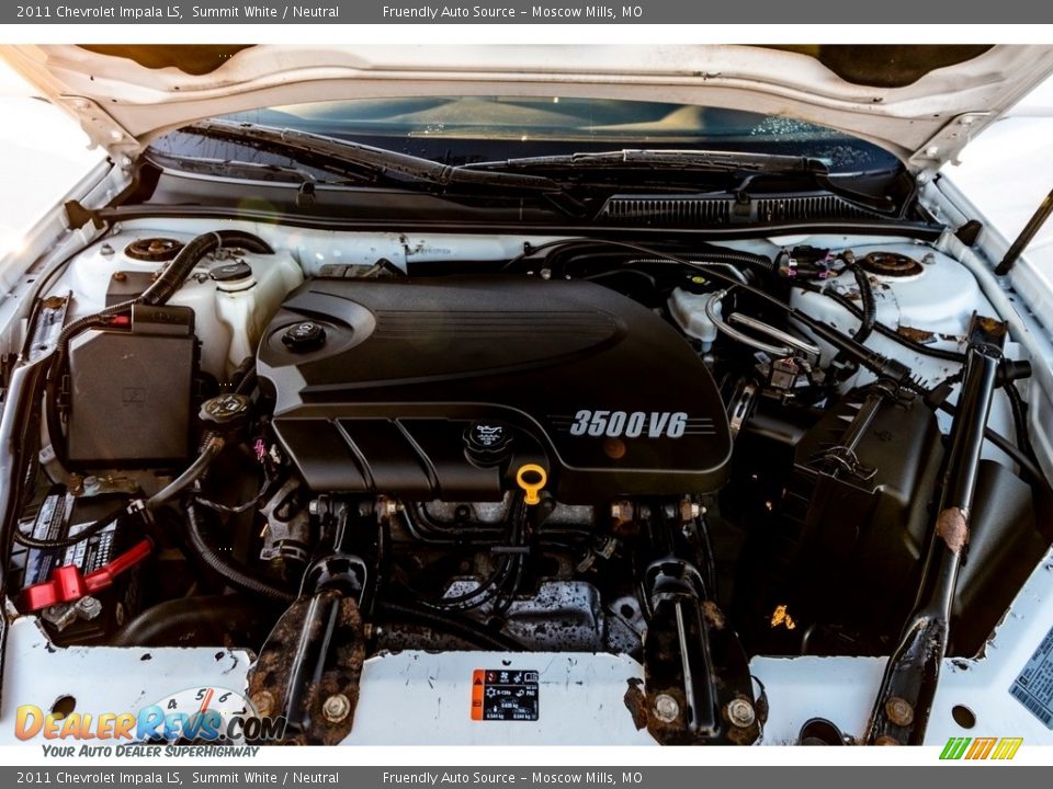 2011 Chevrolet Impala LS Summit White / Neutral Photo #16