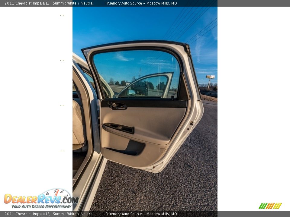 2011 Chevrolet Impala LS Summit White / Neutral Photo #29