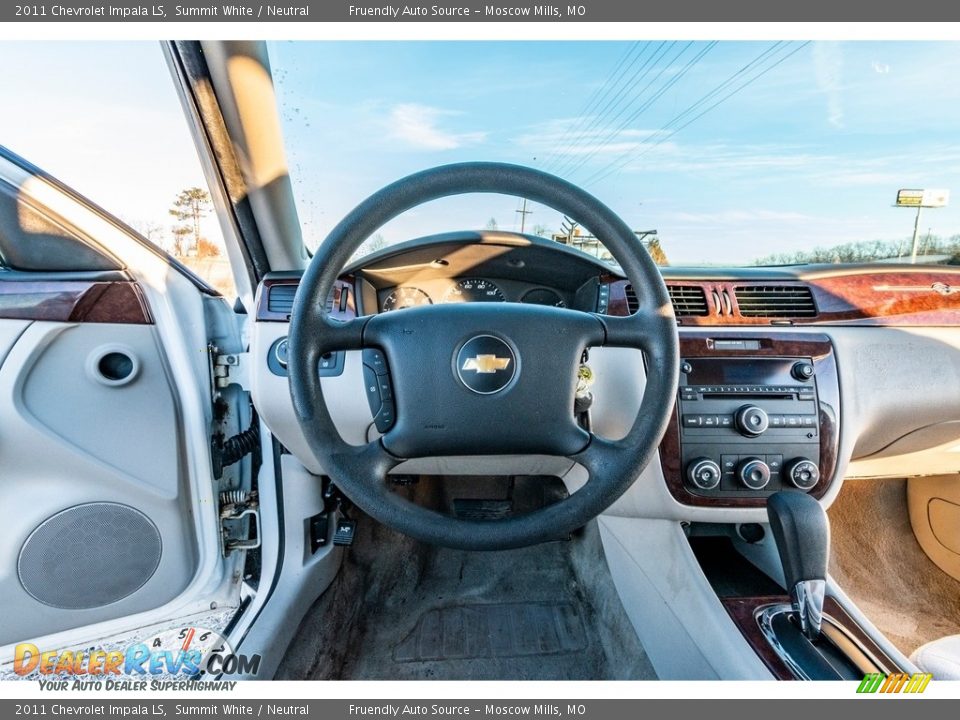 2011 Chevrolet Impala LS Summit White / Neutral Photo #32