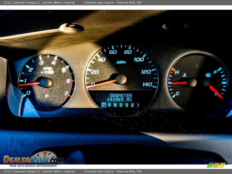 2011 Chevrolet Impala LS Summit White / Neutral Photo #35