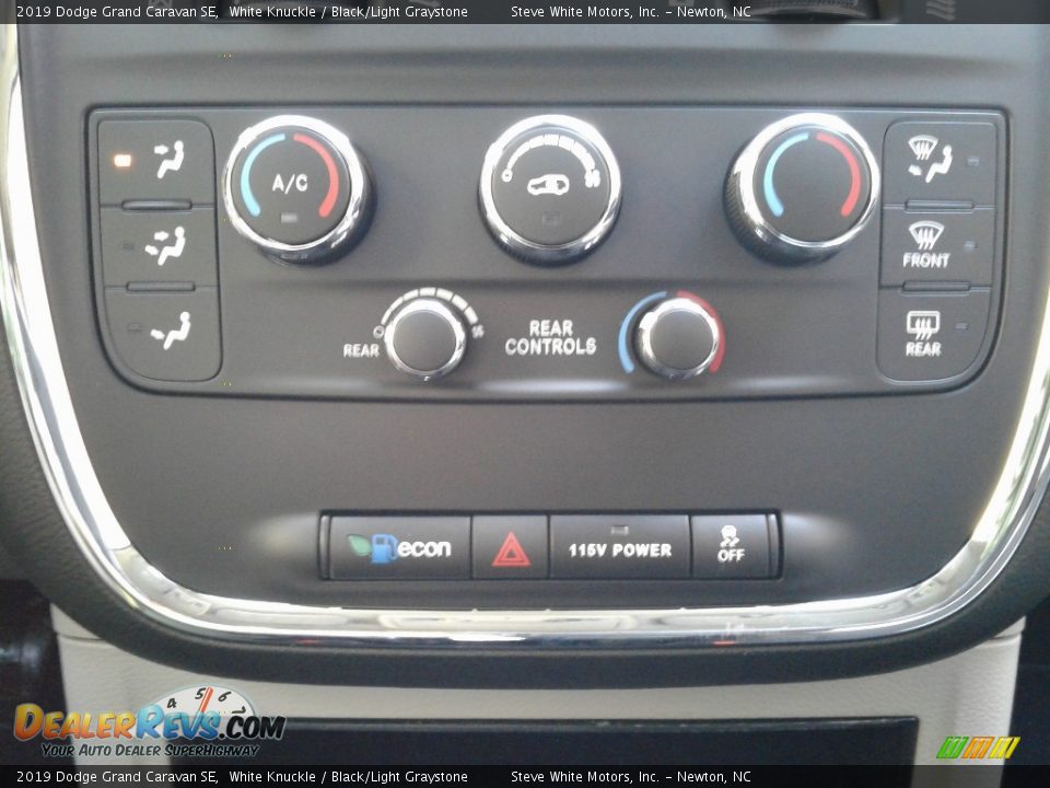 2019 Dodge Grand Caravan SE White Knuckle / Black/Light Graystone Photo #28