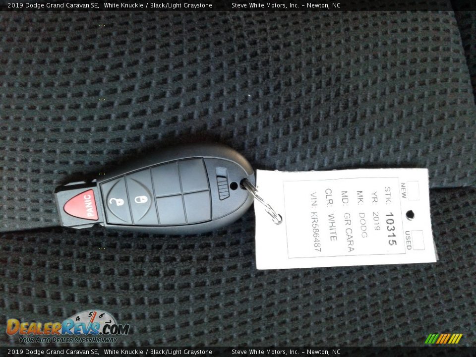 2019 Dodge Grand Caravan SE White Knuckle / Black/Light Graystone Photo #33