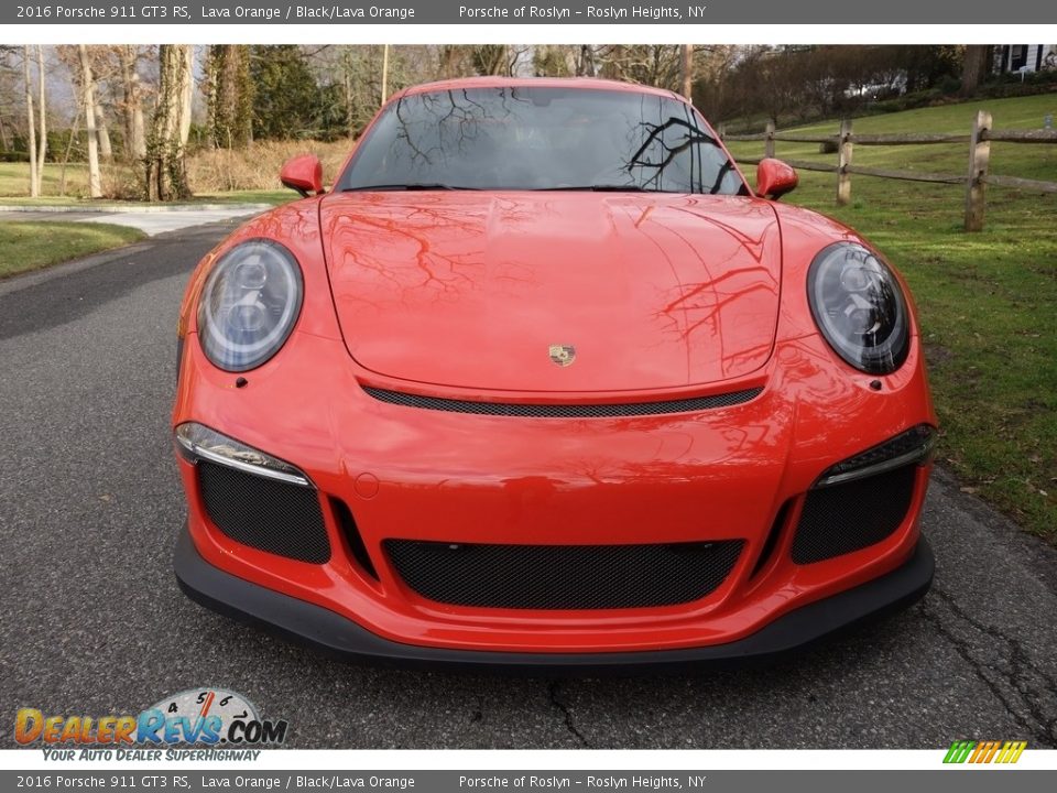 2016 Porsche 911 GT3 RS Lava Orange / Black/Lava Orange Photo #2