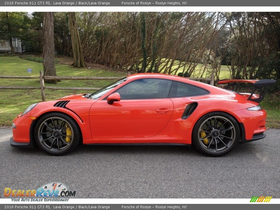 Lava Orange 2016 Porsche 911 GT3 RS Photo #3