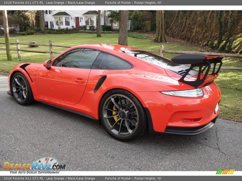 2016 Porsche 911 GT3 RS Lava Orange / Black/Lava Orange Photo #4