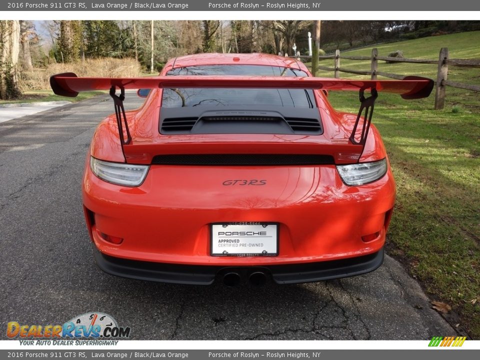 2016 Porsche 911 GT3 RS Lava Orange / Black/Lava Orange Photo #5