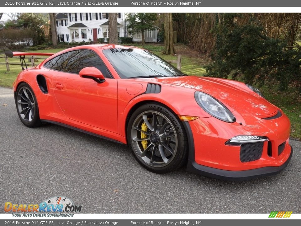 Lava Orange 2016 Porsche 911 GT3 RS Photo #8