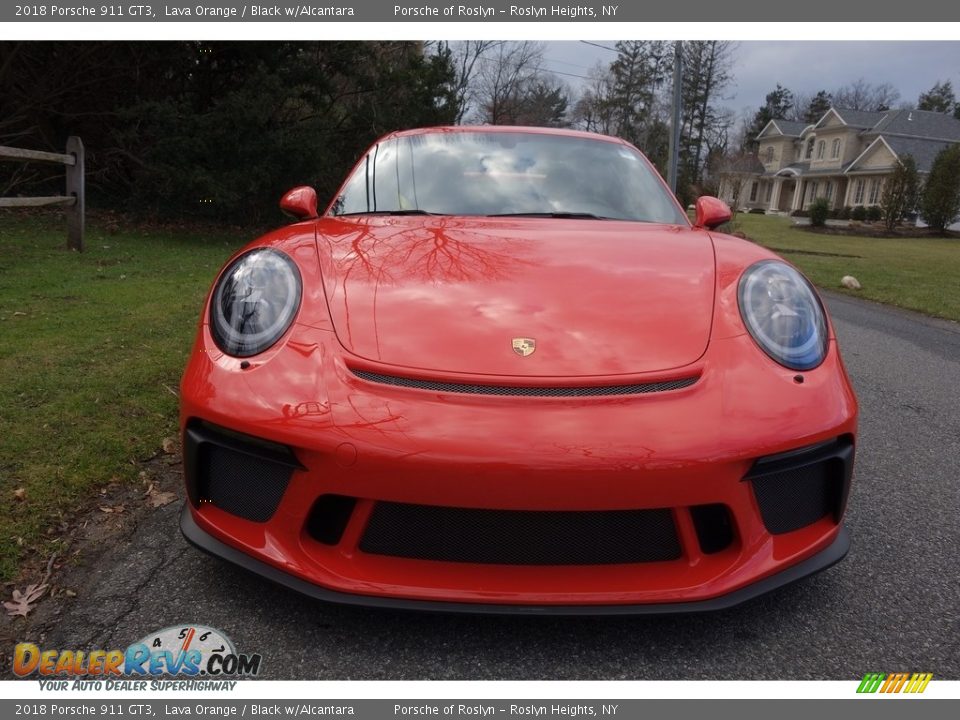 2018 Porsche 911 GT3 Lava Orange / Black w/Alcantara Photo #2