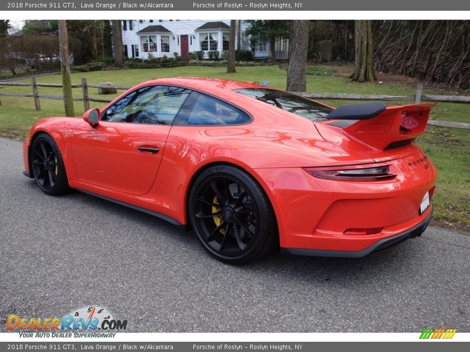 2018 Porsche 911 GT3 Lava Orange / Black w/Alcantara Photo #4