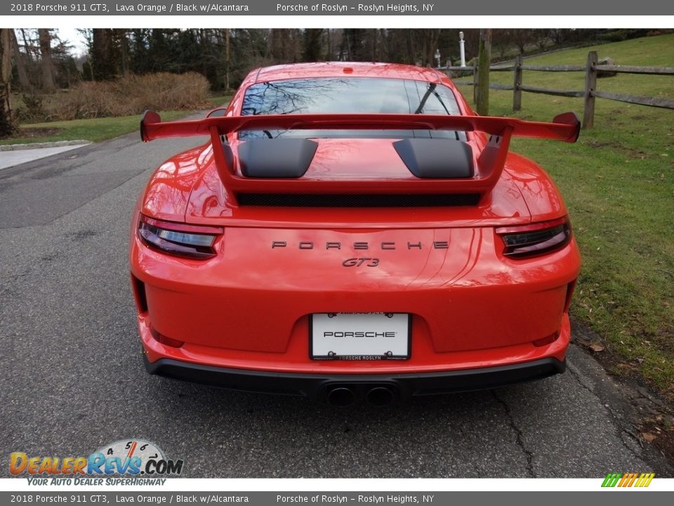 2018 Porsche 911 GT3 Lava Orange / Black w/Alcantara Photo #5