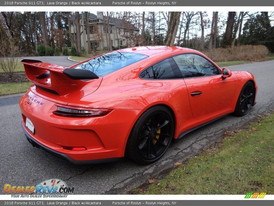 2018 Porsche 911 GT3 Lava Orange / Black w/Alcantara Photo #6