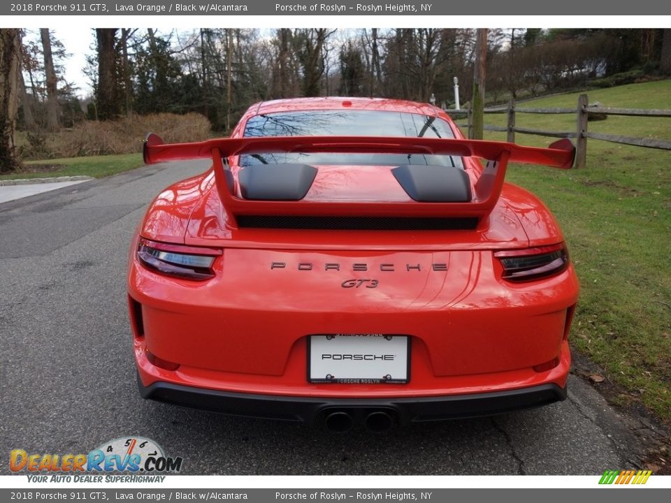 2018 Porsche 911 GT3 Lava Orange / Black w/Alcantara Photo #9