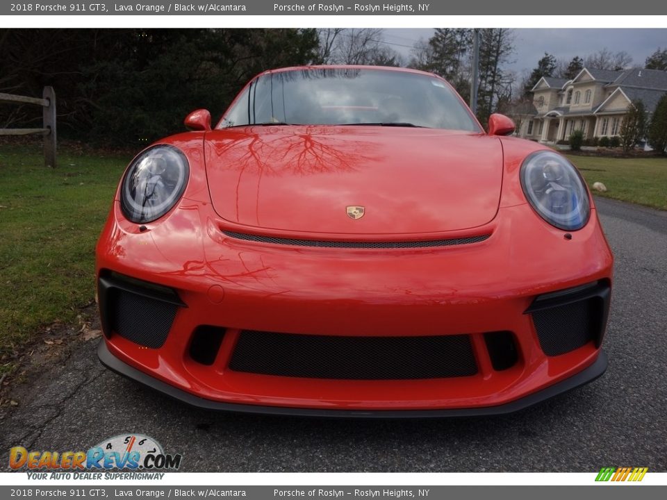 2018 Porsche 911 GT3 Lava Orange / Black w/Alcantara Photo #10