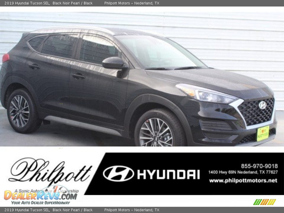 2019 Hyundai Tucson SEL Black Noir Pearl / Black Photo #1