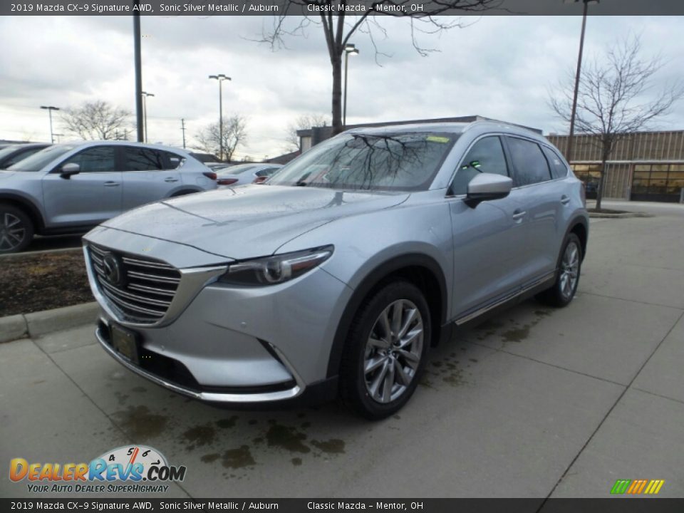 Front 3/4 View of 2019 Mazda CX-9 Signature AWD Photo #1
