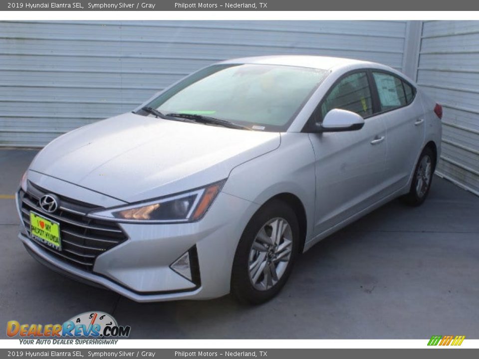 2019 Hyundai Elantra SEL Symphony Silver / Gray Photo #4